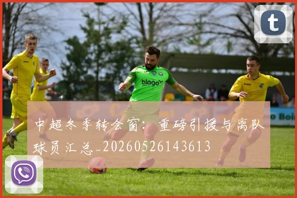 中超冬季转会窗:重磅引援与离队球员汇总_20260526143613